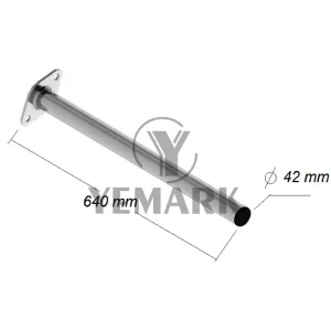 ÇAMURLUK BORUSU 640MM (TIRSAN TİPİ)