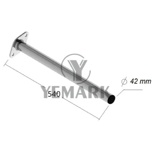ÇAMURLUK BORUSU 540MM (TIRSAN TİPİ)